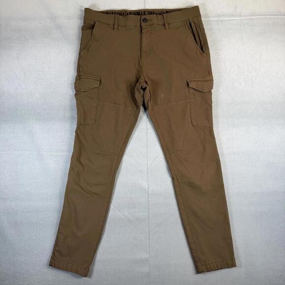Projek Raw Other - Projek Raw Pants Mens 36 Brown Slim Tapered Performance Stretch Chino